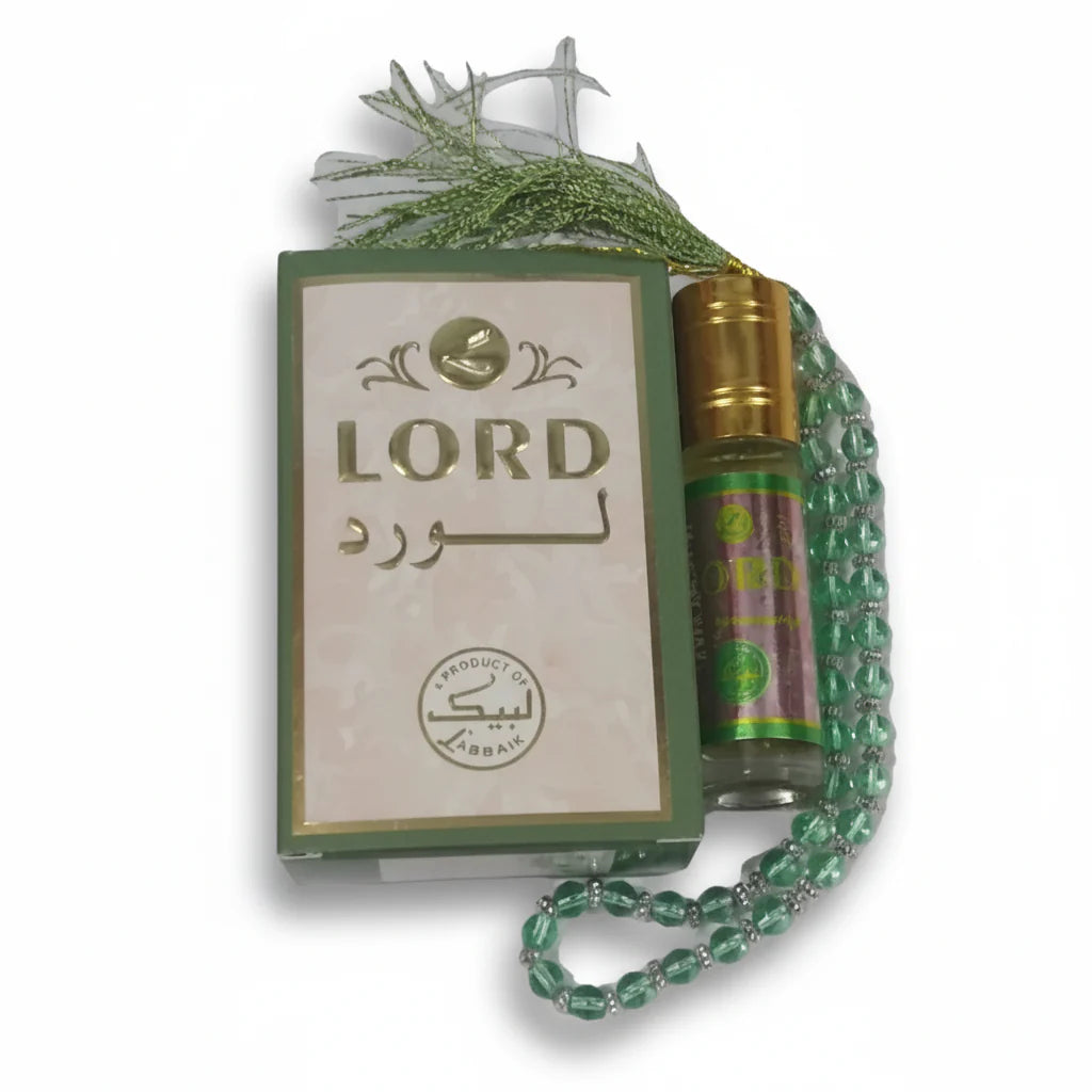 Original labbaik Lord attar With Tasbeeh - 6ml