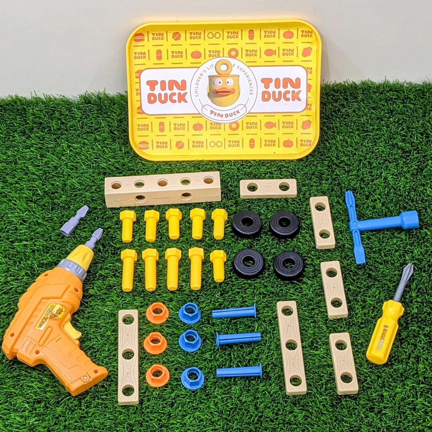 Electric Drill & Build Toy Set