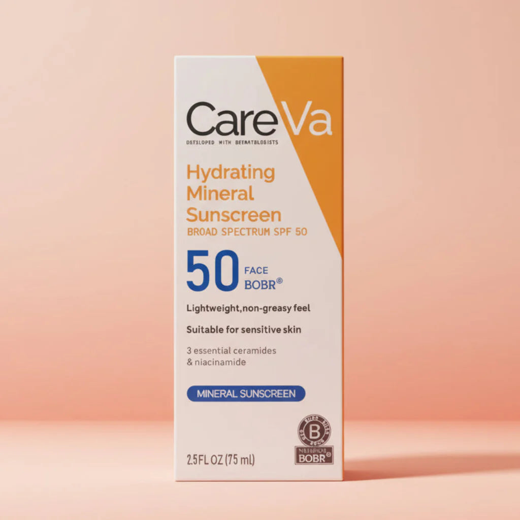 CareVa Hydrating Mineral Sunscreen SPF 50 - 75ml