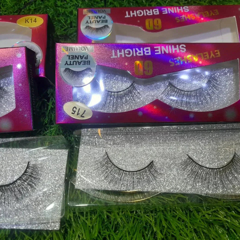 6D Eyelashes Pack of 2Pcs