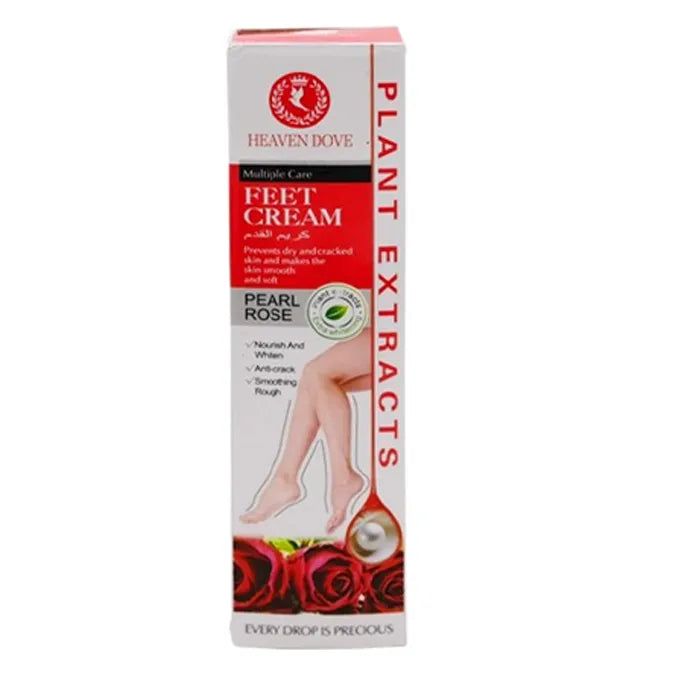 Heaven Dove Pearl Rose Essence Multiple Care Deep Moisturizing Feet cream - 120g