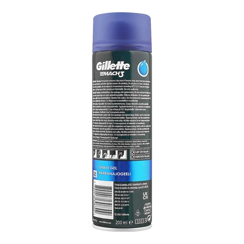 Gillette Mach3 Extra Comfort Shave Gel - 200 ml