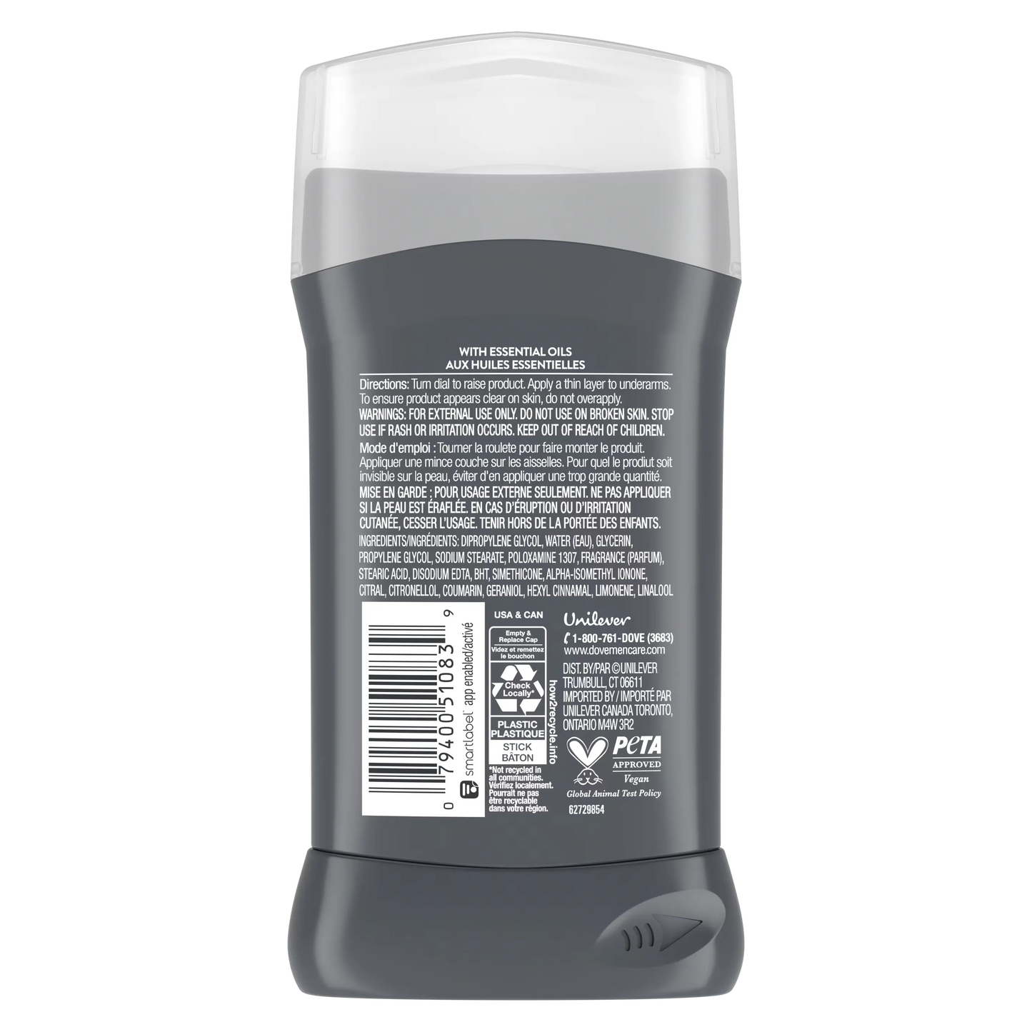 Dove Men+Care Deodorant Stick – Tropical Costa - 85g