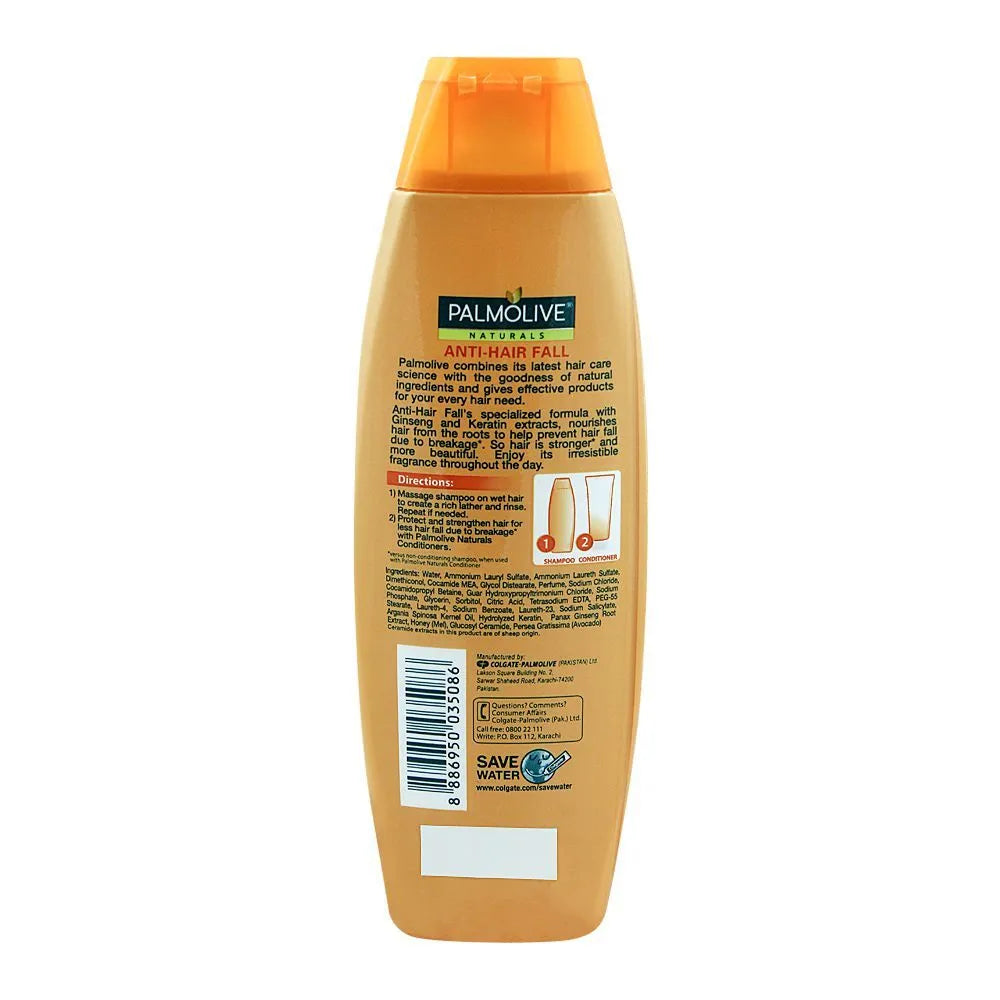 Palmolive Naturals Anti‑Hair Fall Shampoo – Ginseng & Keratin - 180 ml