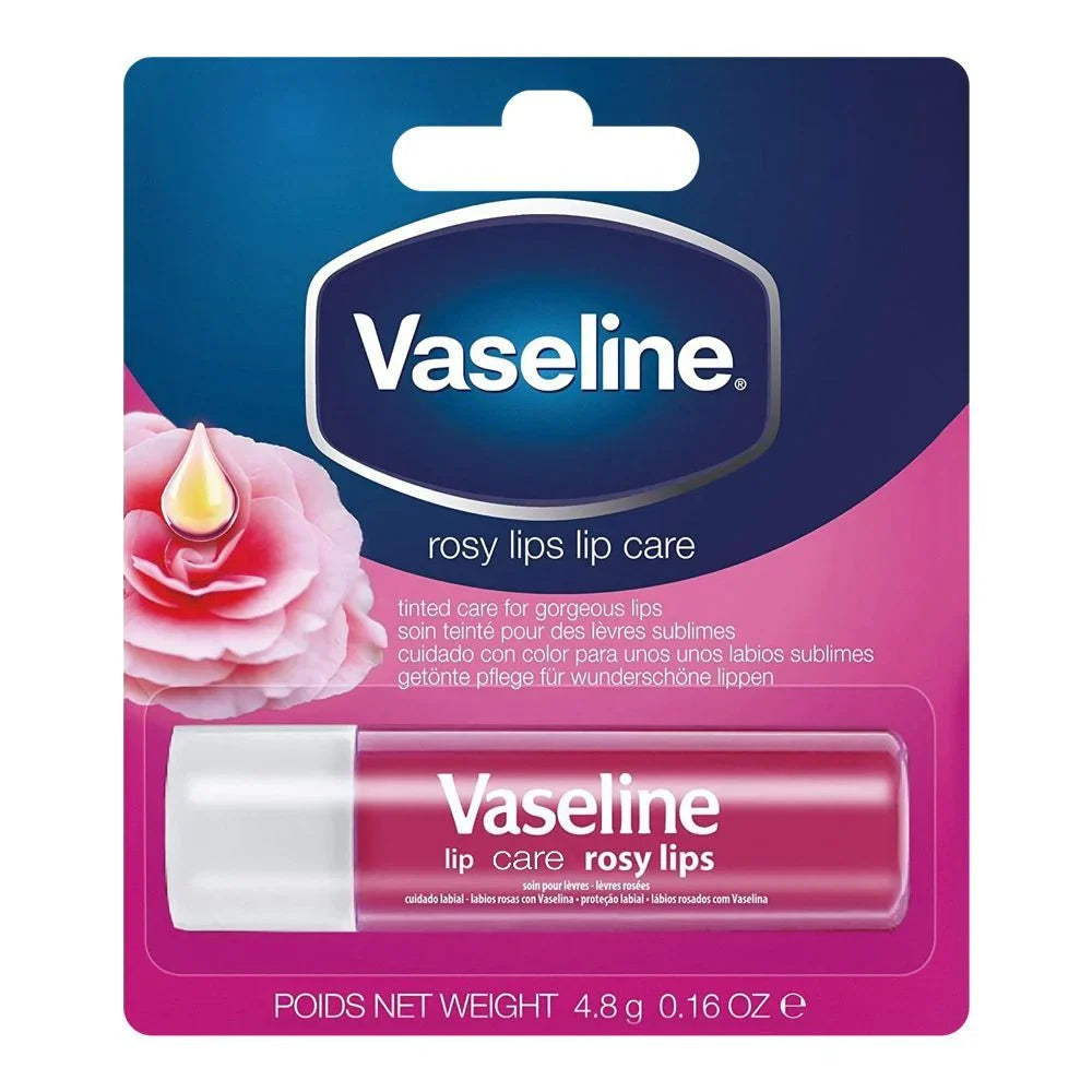 Vaseline Rosy Lips Lip Care - 4.8g | Premium Skincare & Beauty Products in Pakistan