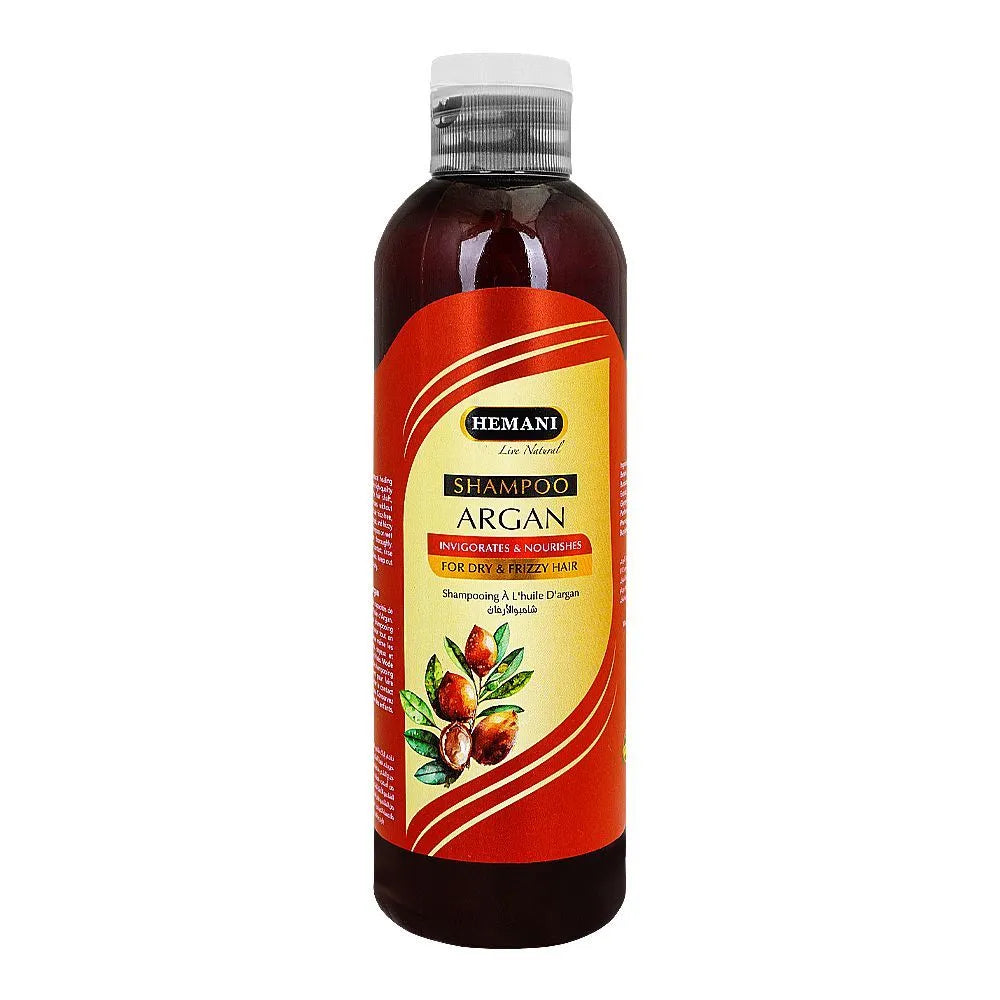 Hemani Argan Shampoo, For Dry & Frizz Hair - 350ml