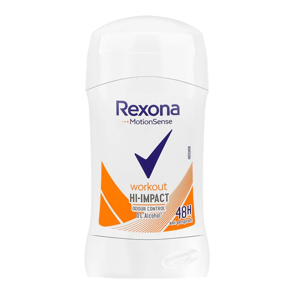 Rexona Motion sense Workout Hi-Impact Deodorant Stick - 40g