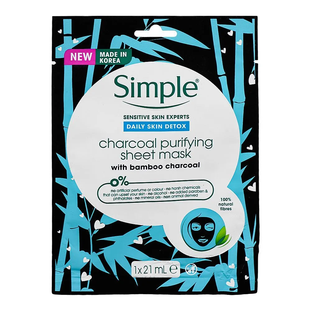 Simple Sensitive Skin Experts Pollution Protect Sheet Mask Vitamin B3 & Antioxidant
