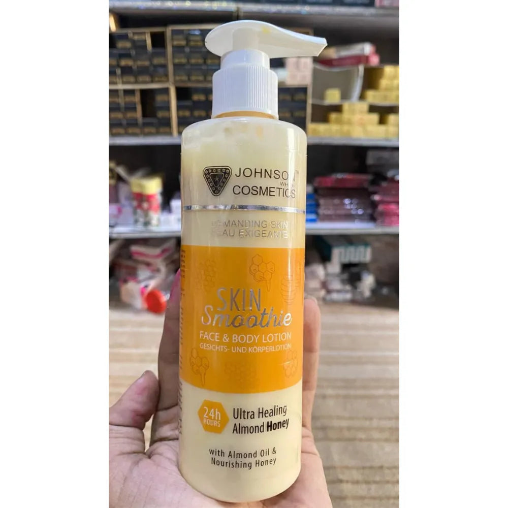 Johnson Cosmetics Skin Smoothie Almond Honey Face And Body Lotion