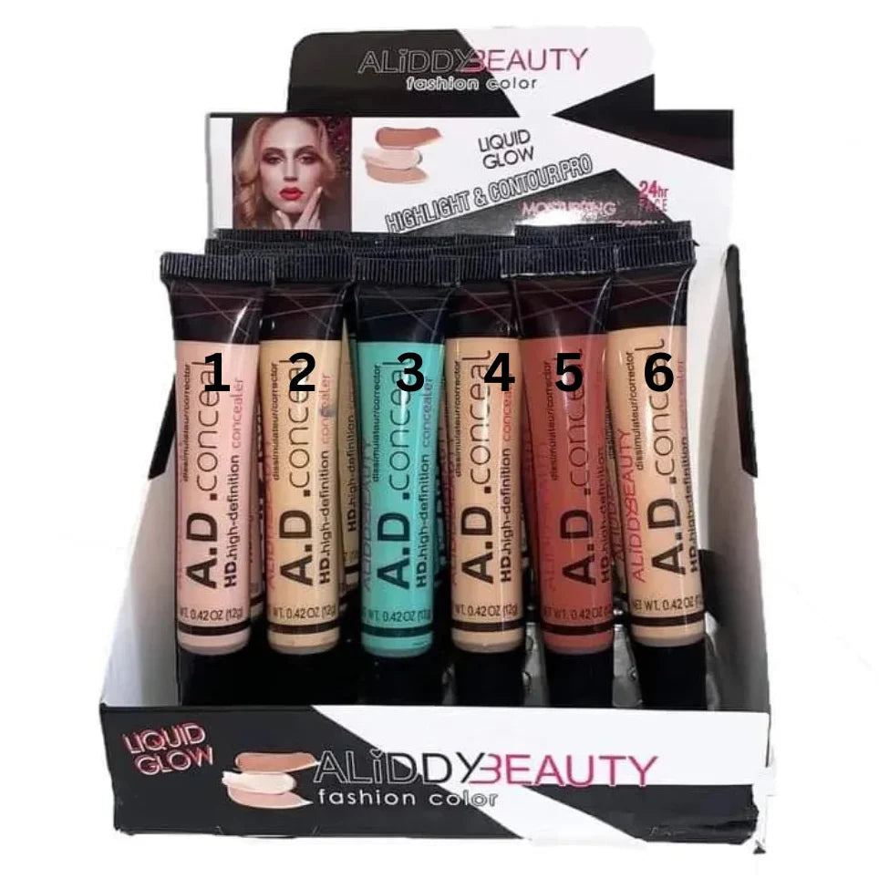 Aliddy Beauty A.D Liquid Concealer – Full Coverage