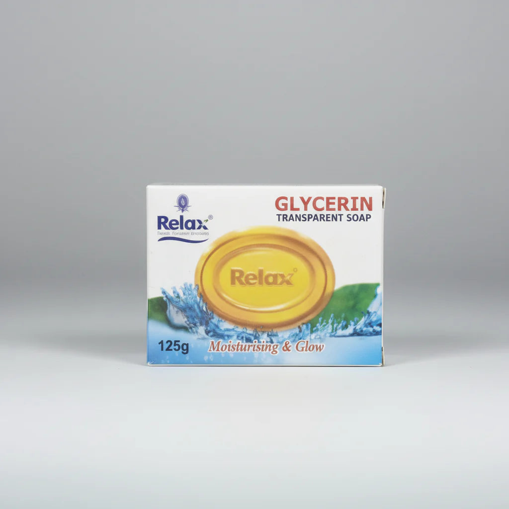 Relax Glycerin transparent soap moisturizing & Glow - 125g