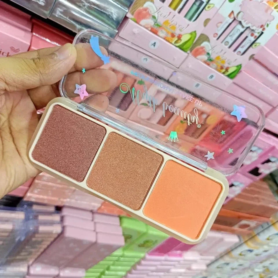 3 in 1 Highlighter Palette