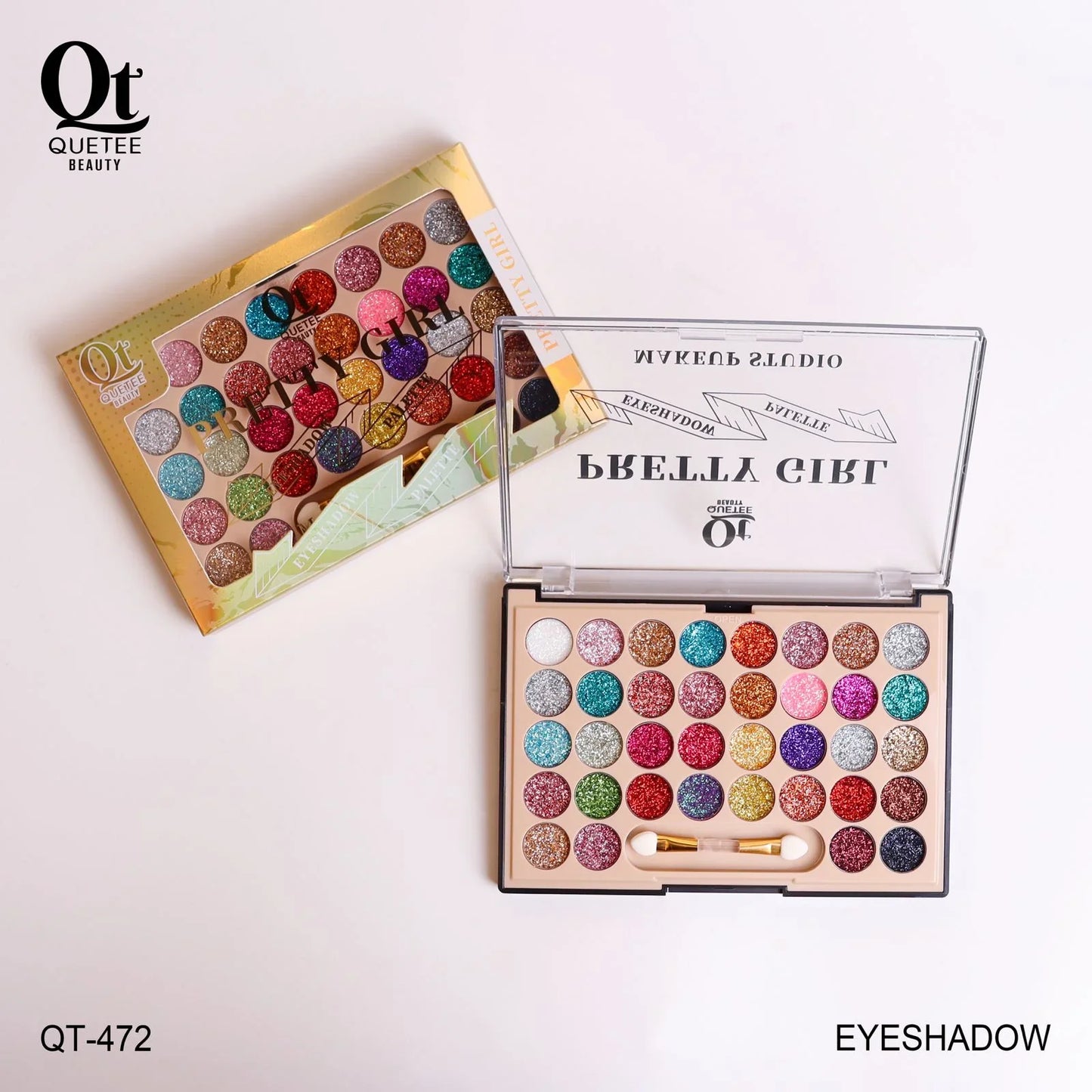 Quetee Beauty Eye Shadow Kit 36 Shine Colors