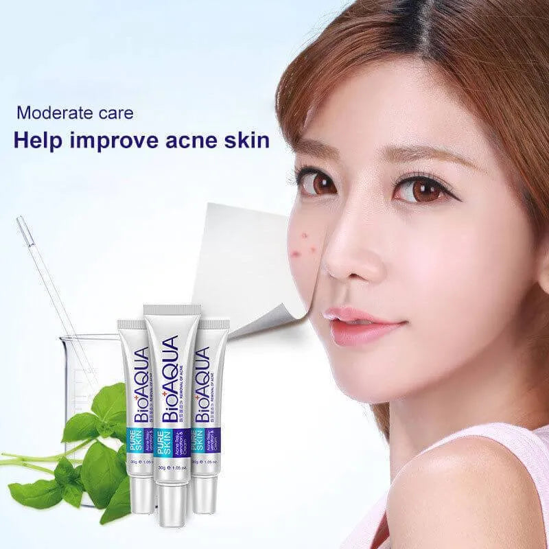BIOAQUA- Acne Removal Pure Skin Cream - 30g | Premium Skincare & Beauty Products in Pakistan