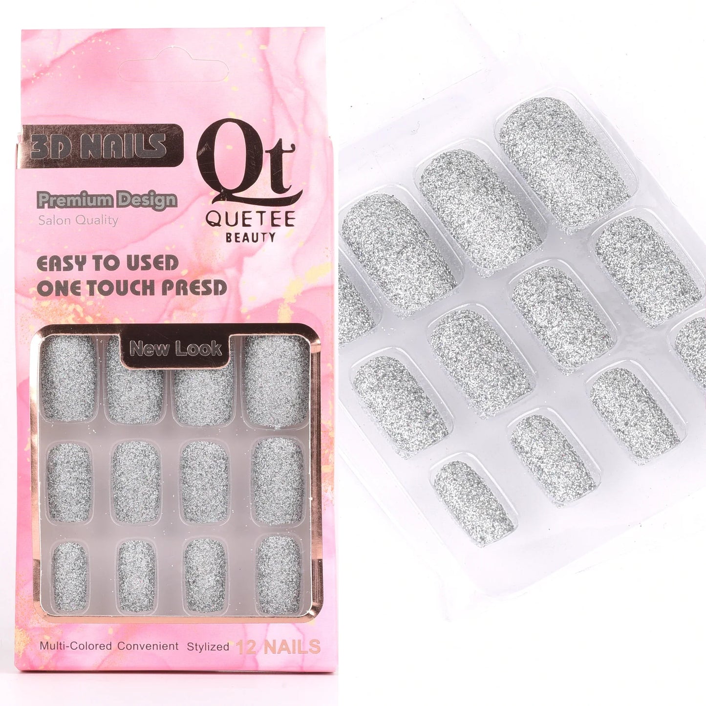 Quetee Beauty 3D Nails Premium Design Twenty Three