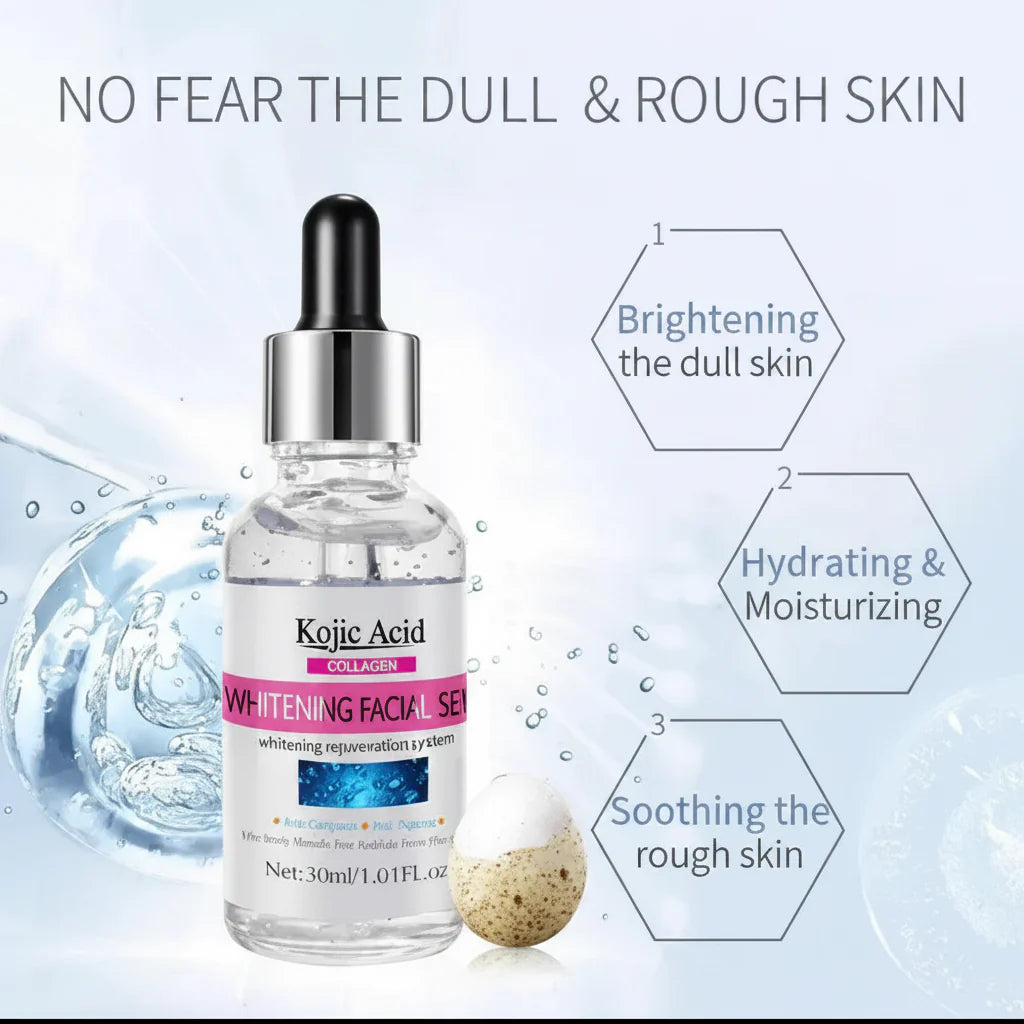 Kojic Acid Whitening Facial Serum - 30ml | Premium Skincare & Beauty Products in Pakistan