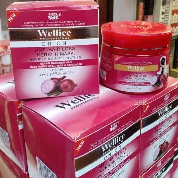 Wellice Onion Anti Hair Loss Hair Mask 100% Original | Premium Skincare & Beauty Products in Pakistan