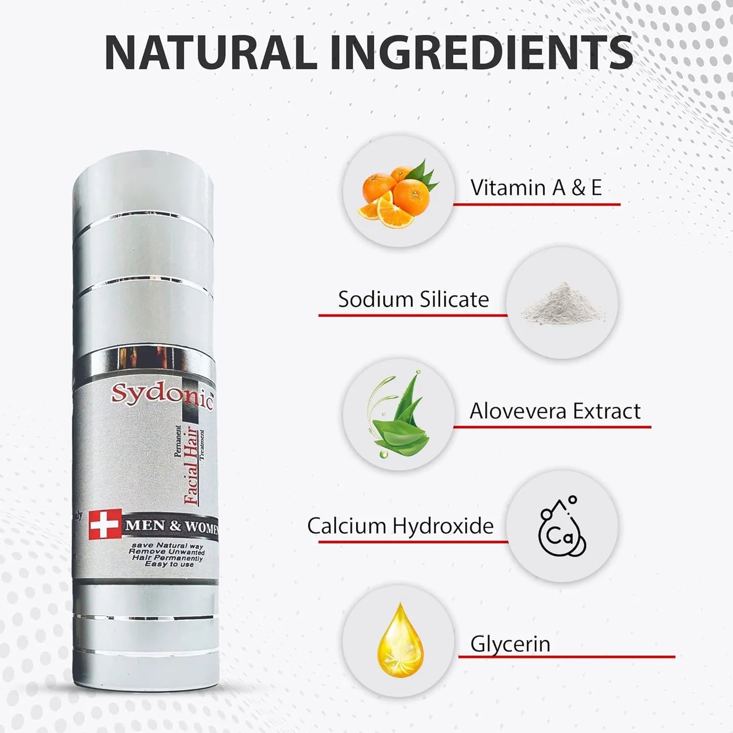 Sydonic Permanent Facial Hair Treatment -70g