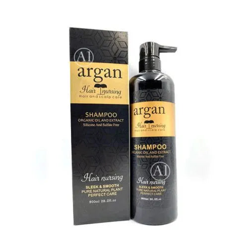 Argan Hair Nursing Sleek & Smooth Shampoo - 900ml