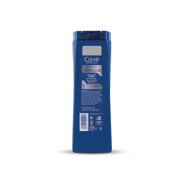 Clear Men Triple Anti-Dandruff Cool Black Shine Shampoo 380ml
