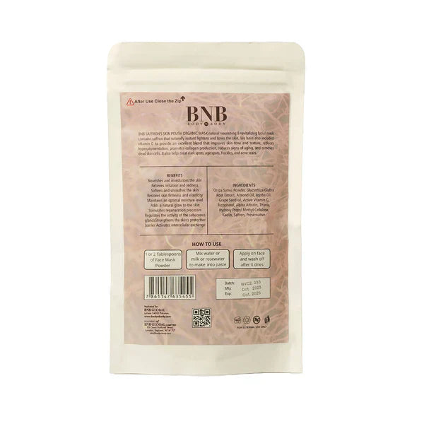 BNB Saffron Skin Polish Mask - 120gm