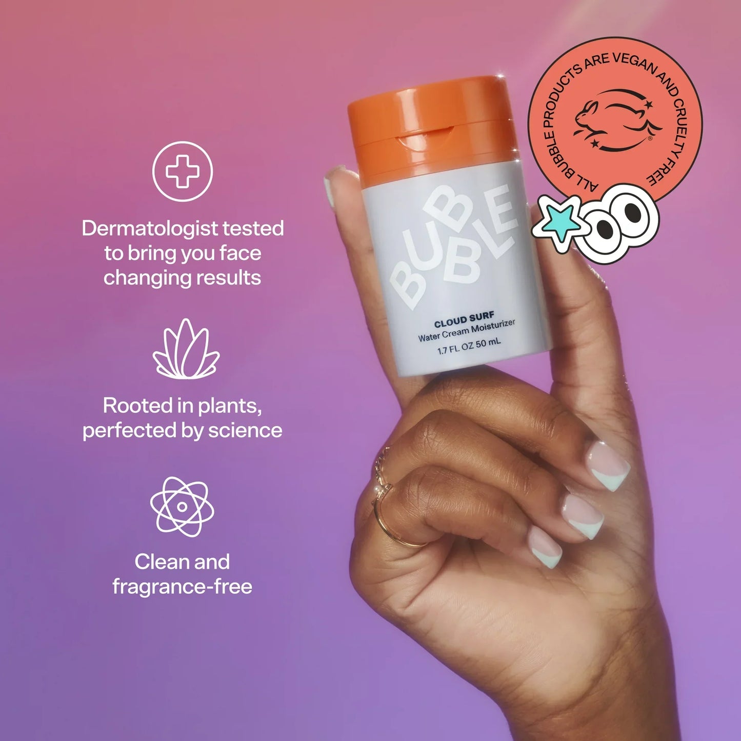 Bubble Skincare Cloud Surf Water Cream – 50ml | Premium Skincare & Beauty Products in Pakistan
