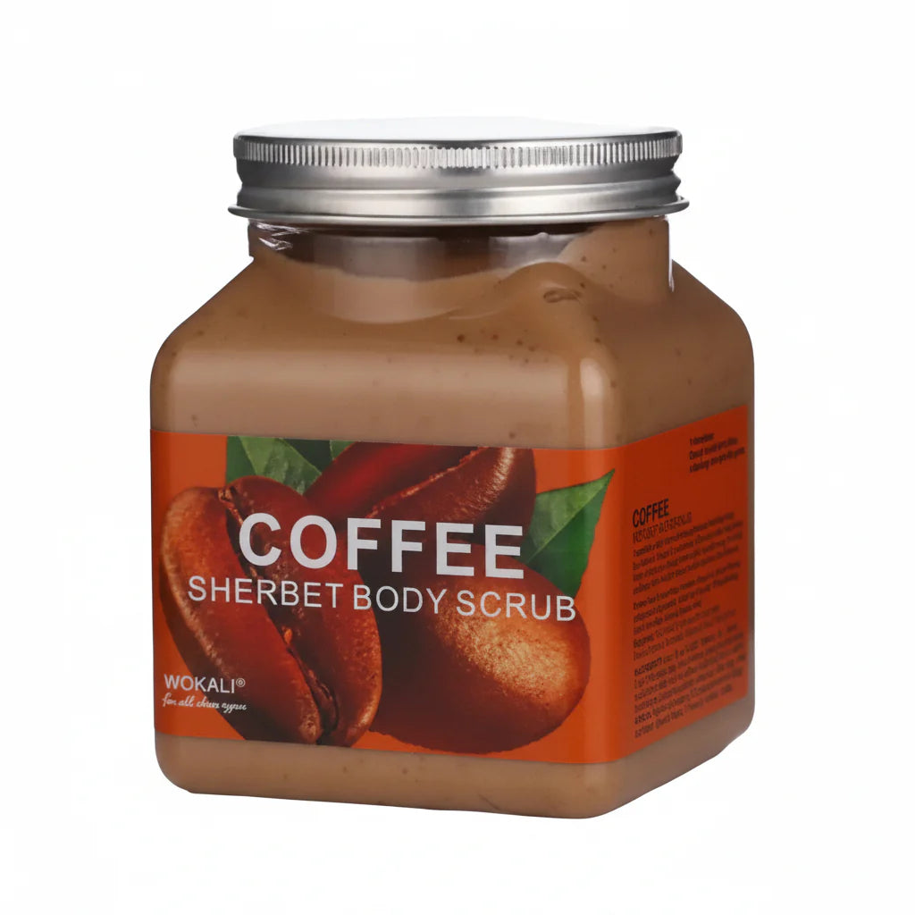 Wokali Coffee Sherbet Body Scrub - 350ml | Premium Skincare & Beauty Products in Pakistan