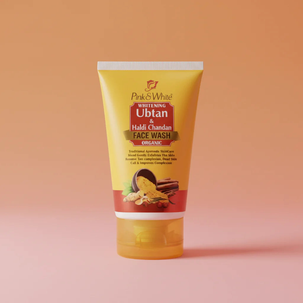 Pink & White Whitening Ubtan & Haldi Chandan Face Wash