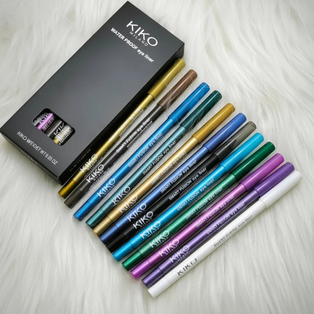 KIKO Milano Waterproof Eyeliner pencils - 12Pcs