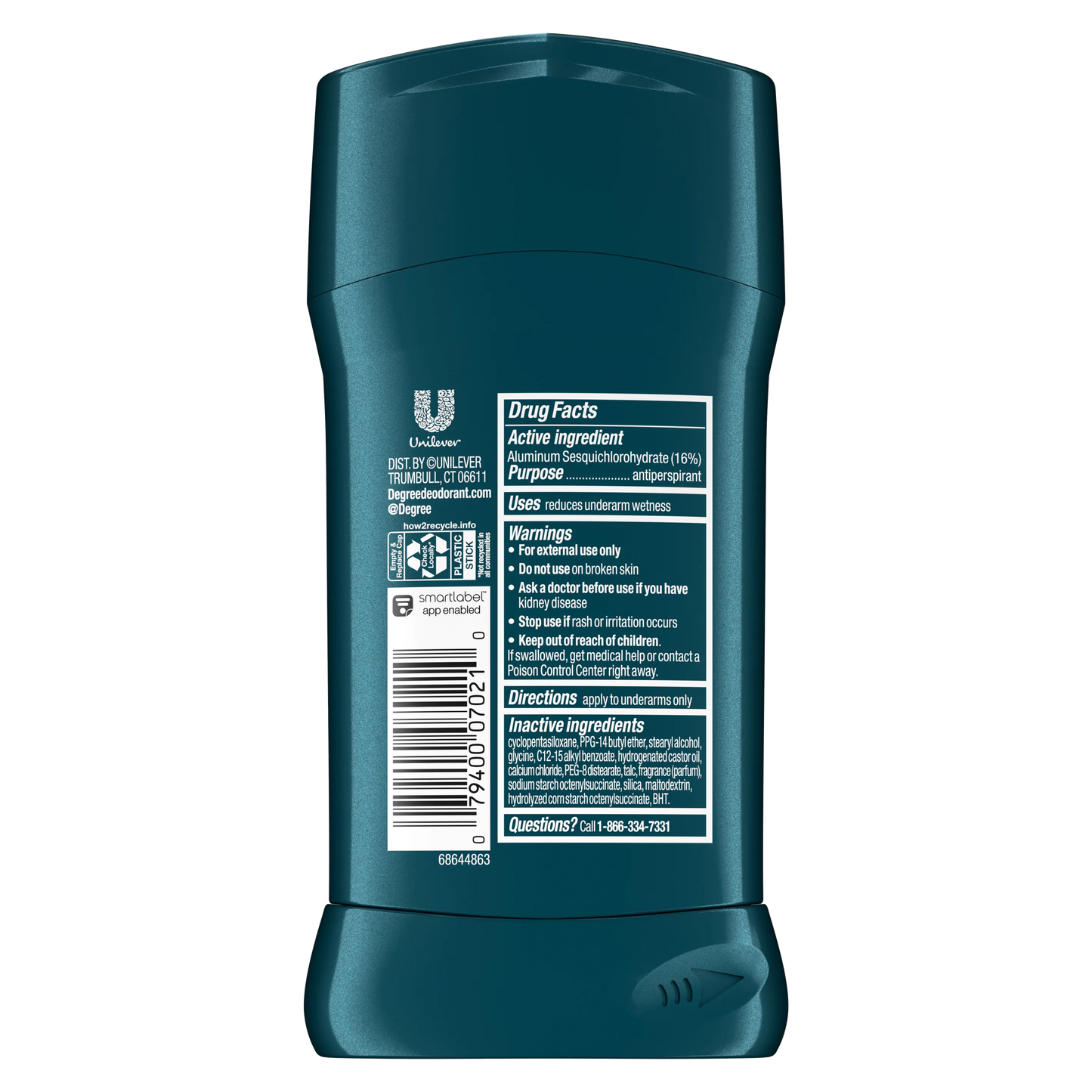 Degree Sport Defense Antiperspirant Deodorant Stick for Men - 76g