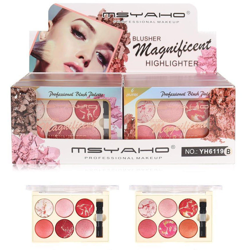 Msyaho Blusher Magnificent Highlighter - 6 Colors