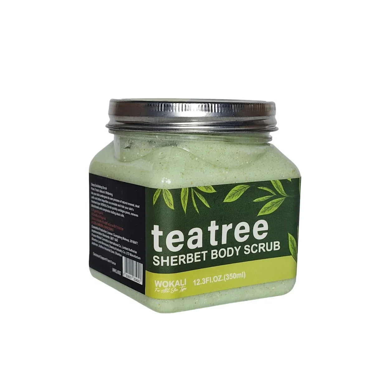 Wokali Tea Tree Sherbet Body Scrub - 350ml | Premium Skincare & Beauty Products in Pakistan