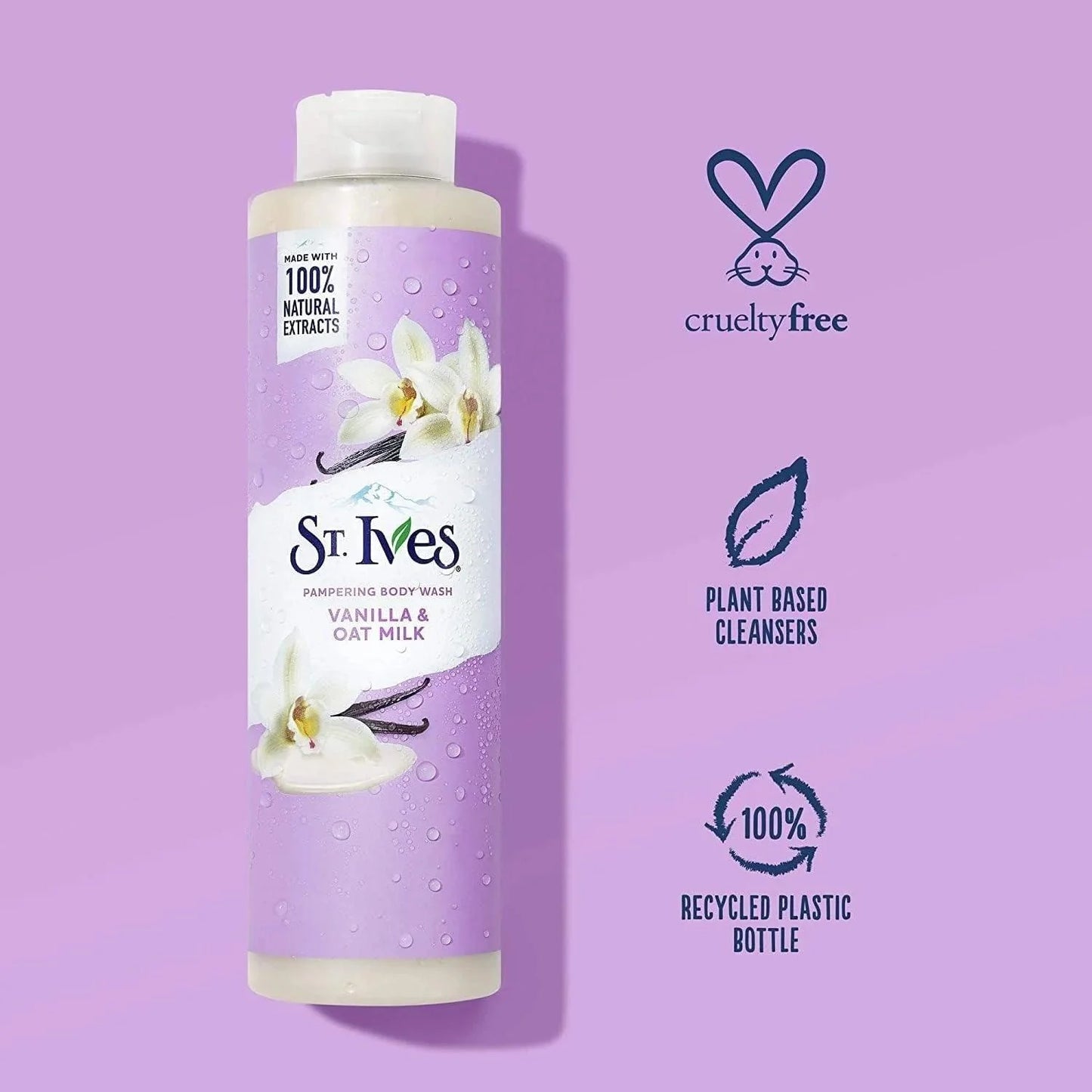 St. Ives Body Wash Vanilla & Oat Milk – 650ml