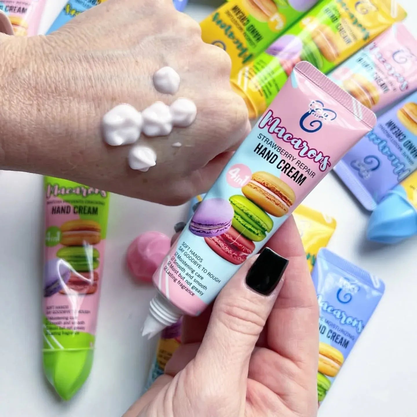 Etacs House Macarons 4 in 1 Hand Cream - 5Pcs