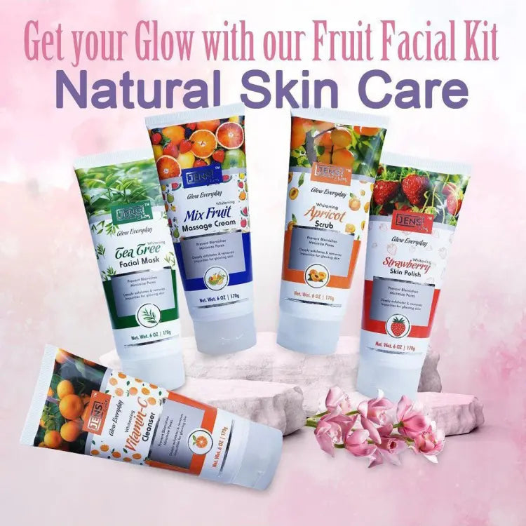 5 Steps Jens Choy Natural Skin Care Fruit Facial Kit | Premium Skincare & Beauty Products in Pakistan
