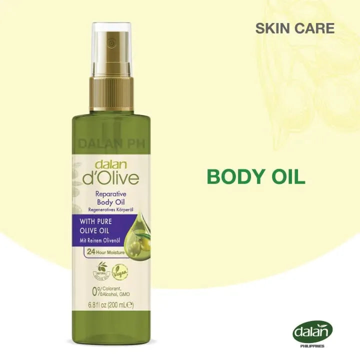 Dalan D' Olive With Pure Olive Oil Reparative Body Oil - 200ml