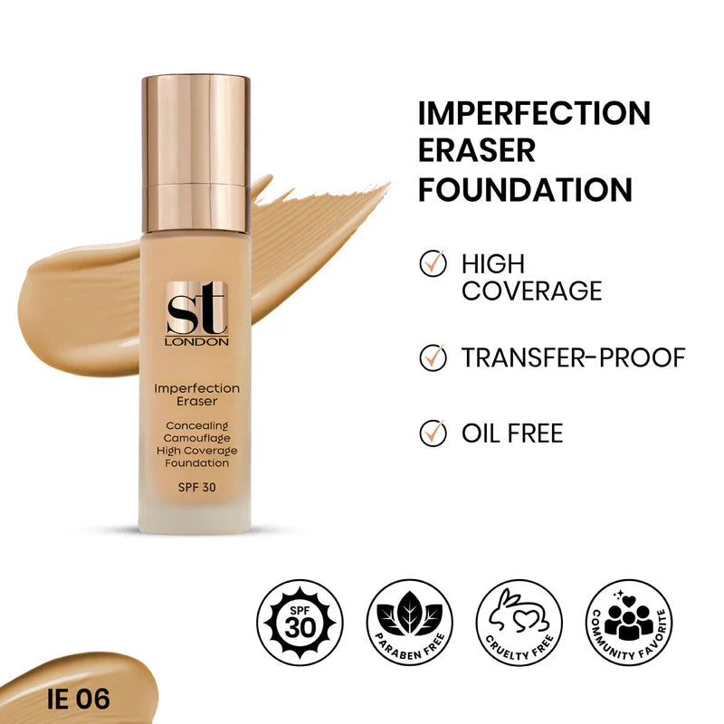 ST London Imperfection Eraser Concealing Foundation, SPF 30