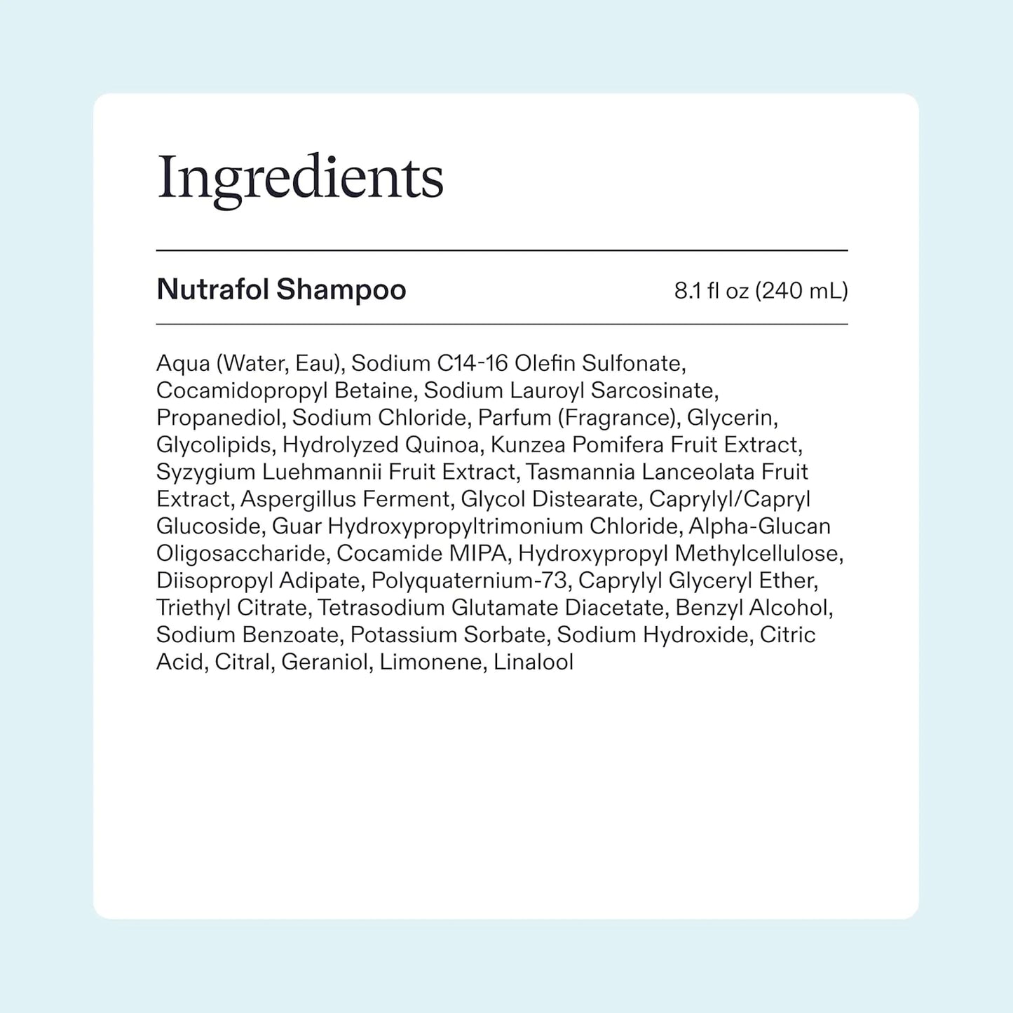 Nutrafol Root Purifier Scalp Microbiome Shampoo - 240ml