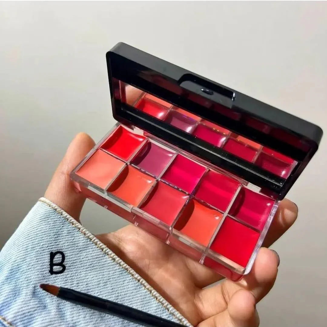 Cecloucce 10 Color Matte Lipstick Palettes