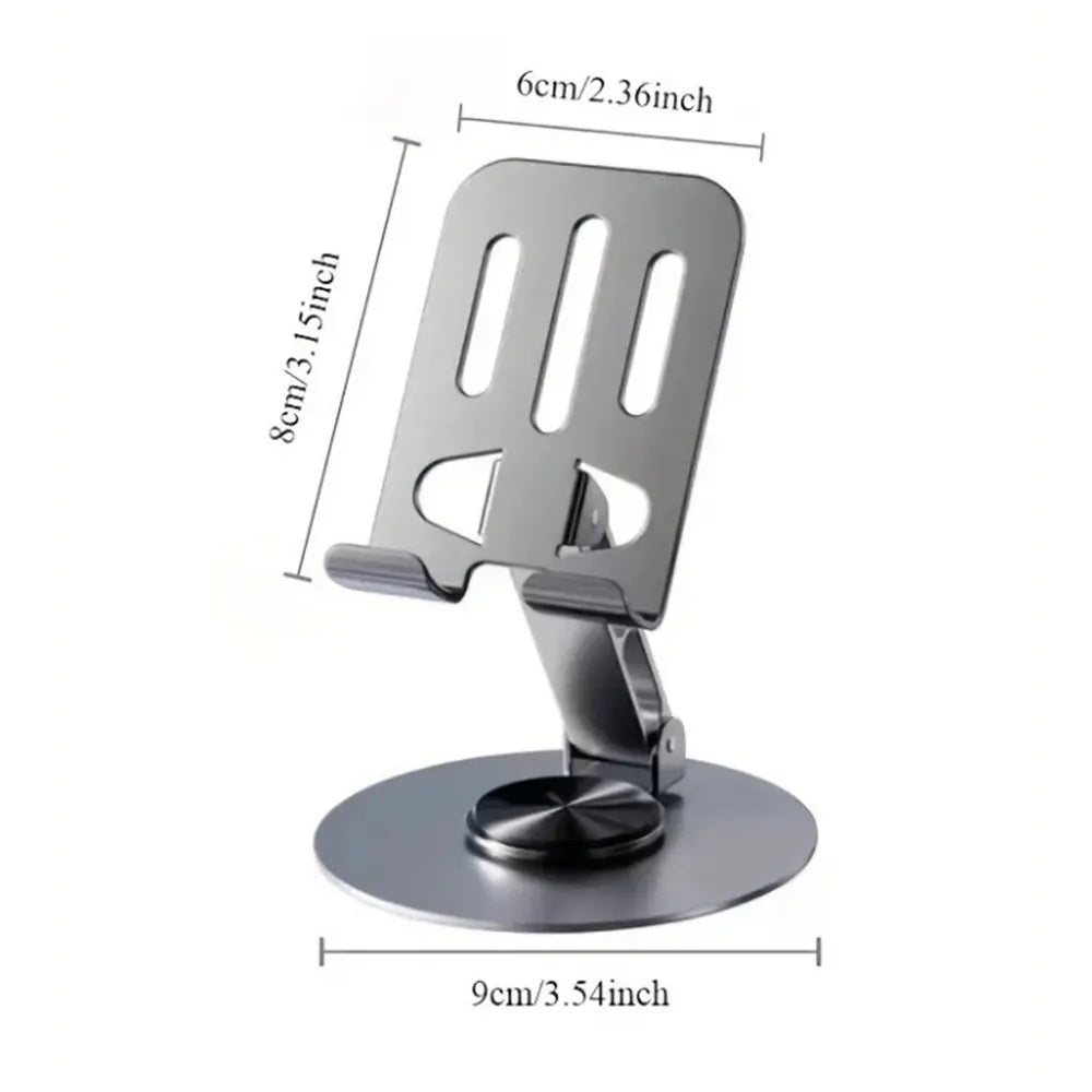 Full Metal Mobile Phone Stand 360° Rotating Aluminum Alloy