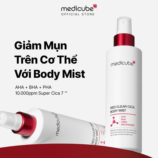 Medicube Red Clear Cica Body Mist Acne-Reducing Body Spray- 200ml