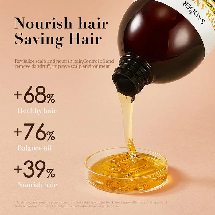 SADOER Ginger Anti-Hair Loss Anti-Dandruff Resore Lush Hair Shampoo - 500ml