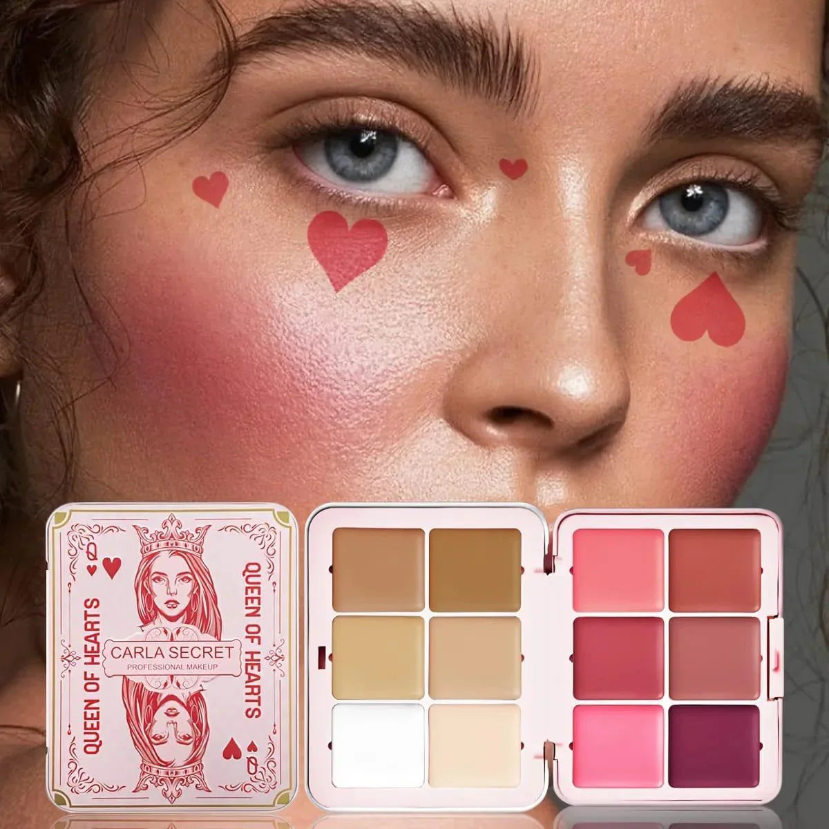 Carla Secret Concealer + Blush Palette