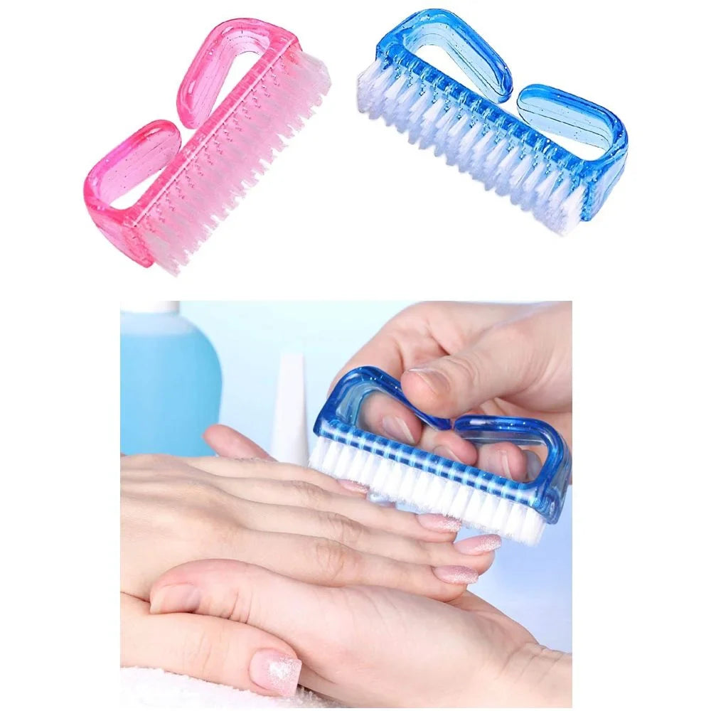 Fingers Nails Cleaning Scrubbing Brush Pack of 2