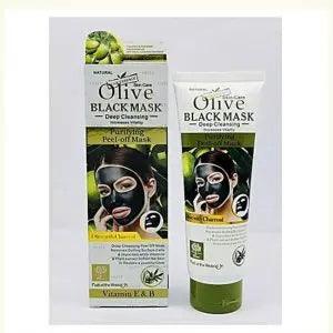 Olive with Milk Whitening Facial Black Charcoal Mask - 120g | Premium Skincare & Beauty Products in Pakistan