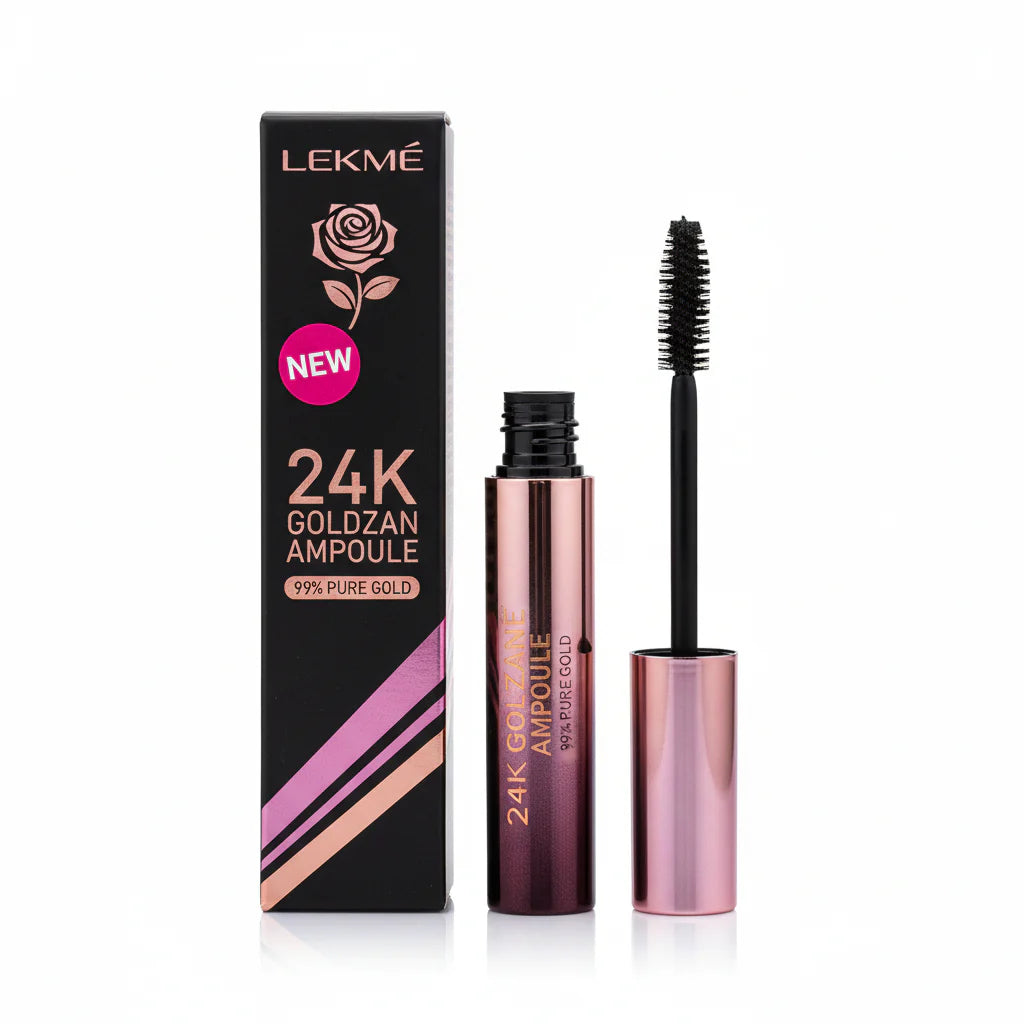 Lekme New 24K Goldzan Waterproof Mascara