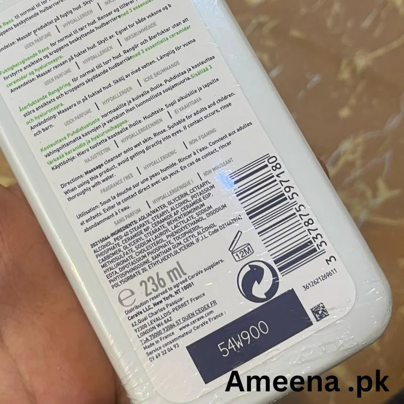 CeraVe Hydrating Facial Cleanser 8oz – 236ml | Premium Skincare & Beauty Products in Pakistan