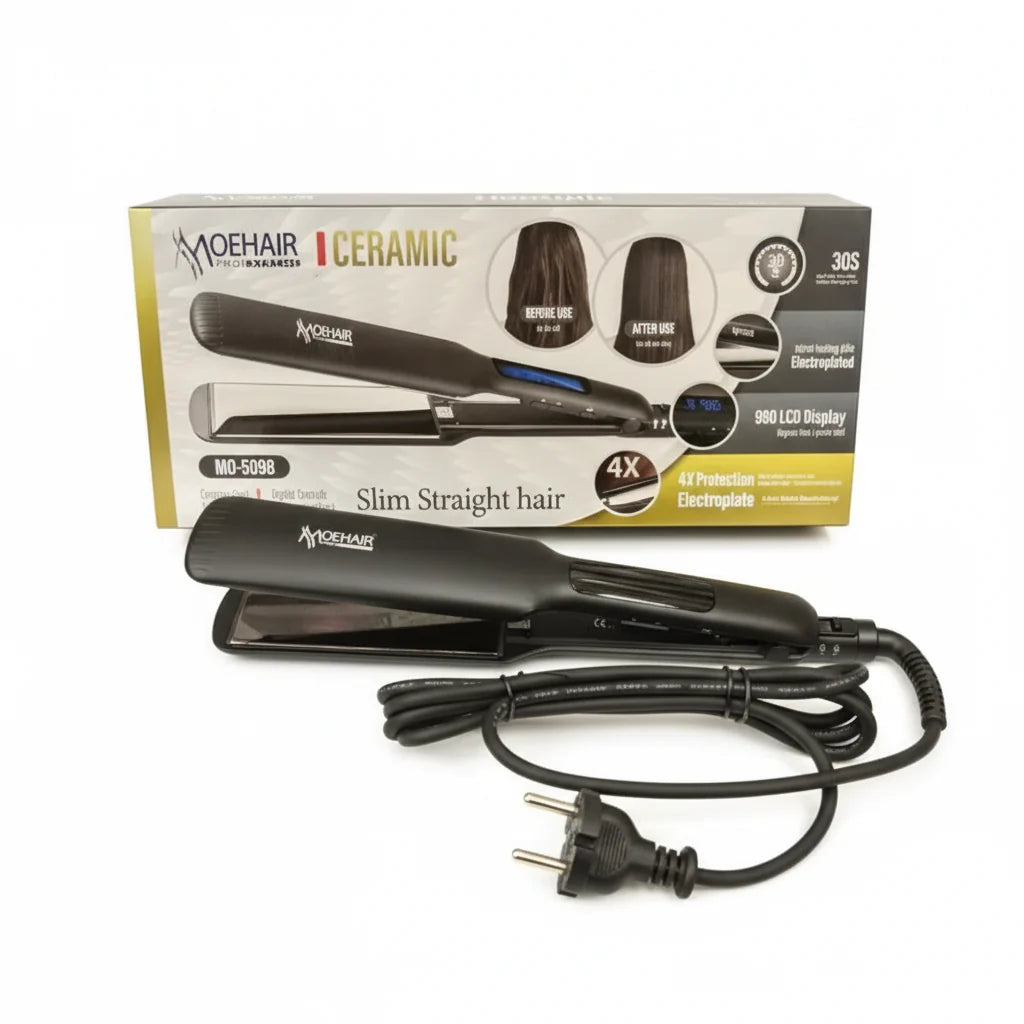 MoeHair Professional Ceramic Slim Hair Straightener