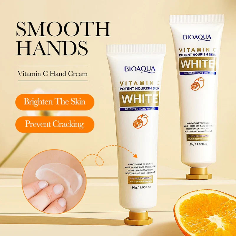 BIOAQUA Vitamin C White Brighten Moisturising Hand Cream - 30g