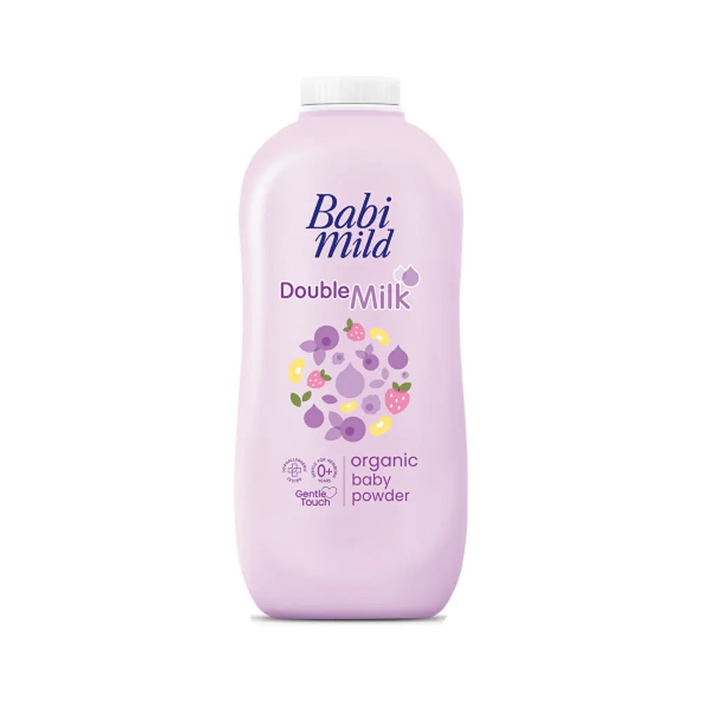 Babi Mild Double Milk Organic Baby Powder - 350g